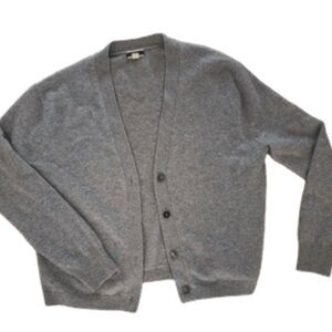 J. Crew Charcoal Cardigan Sweater